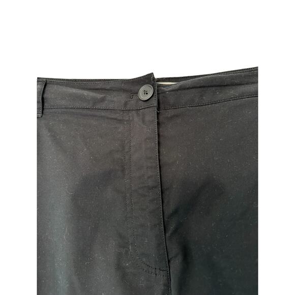 Talbots‎ Woman Plus Heritage Black Basic Classic Casual Cropped Pants Size 18W - Picture 6 of 13